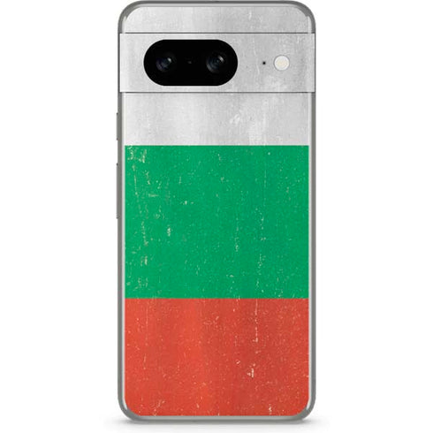 Bulgarian Flag Distressed Google Pixel 8 Skin